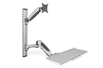 DIGITUS Flexibilní nástěnný držák pro pracovní prostory pro LCD do 27"