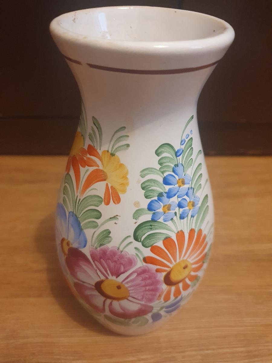 Stará keramická váza - Starožitnosti