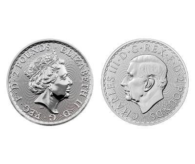 Stříbro - Alžběta II a Karel III - Korunovace - 2023 - Sada mincí