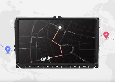 9" Android Autorádio VW ŠKODA SEAT - GPS, BLUETOOTH