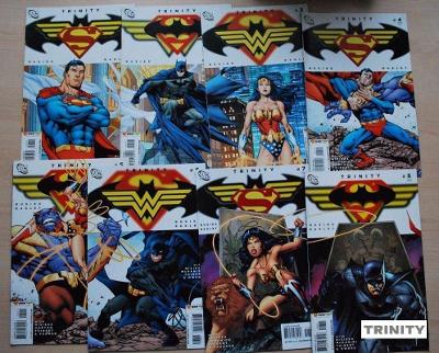 DC komiks * Trinity * soubor 52 čísel * Superman, Batman a WW * pěkné