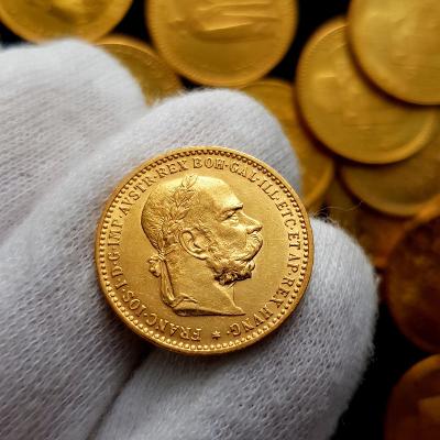 Krásna rakúska 10 Koruna 1906 BZ, František Jozef I., zlatá minca