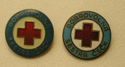 Odznak - Červený kříž 2 ks