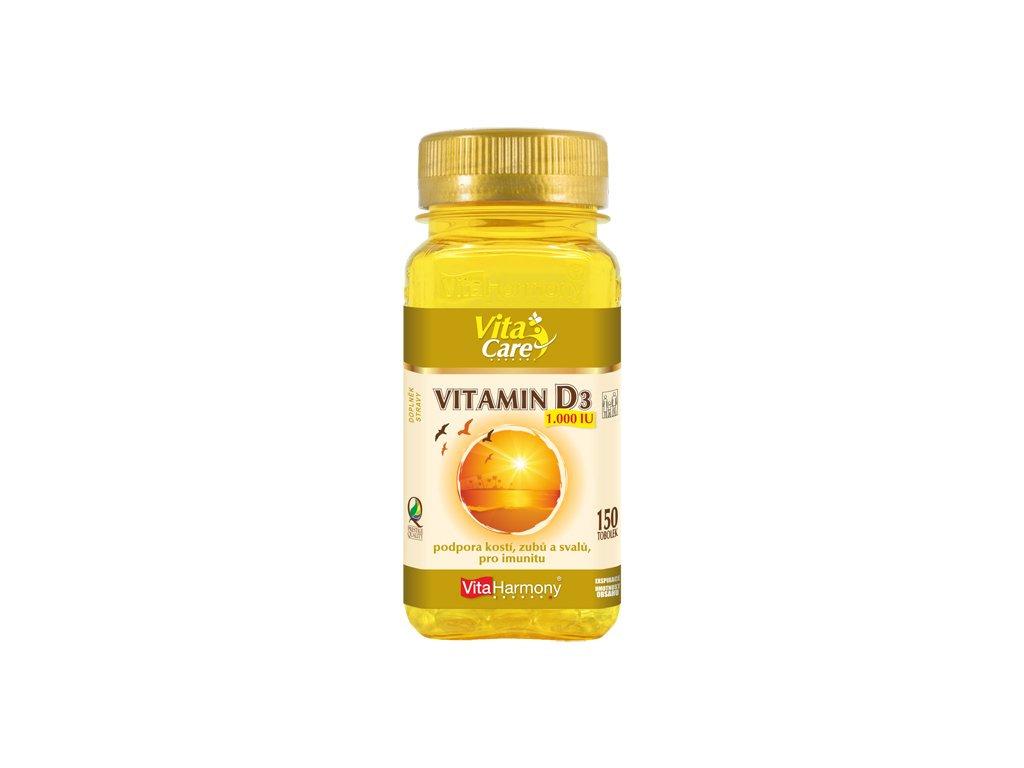 Vitamín D3 1.000 IU (150 tob.) ....... výpredaj skladu - Lekáreň a zdravie