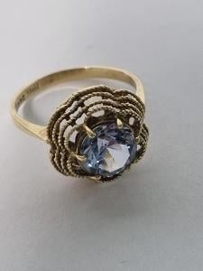 Starožitný prsten ze zlata