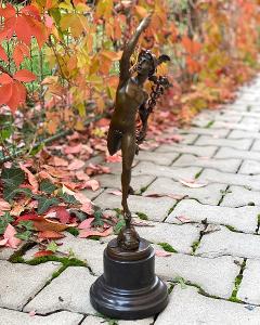 Bronzová socha soška Hermés - Merkúr grécka mytológia