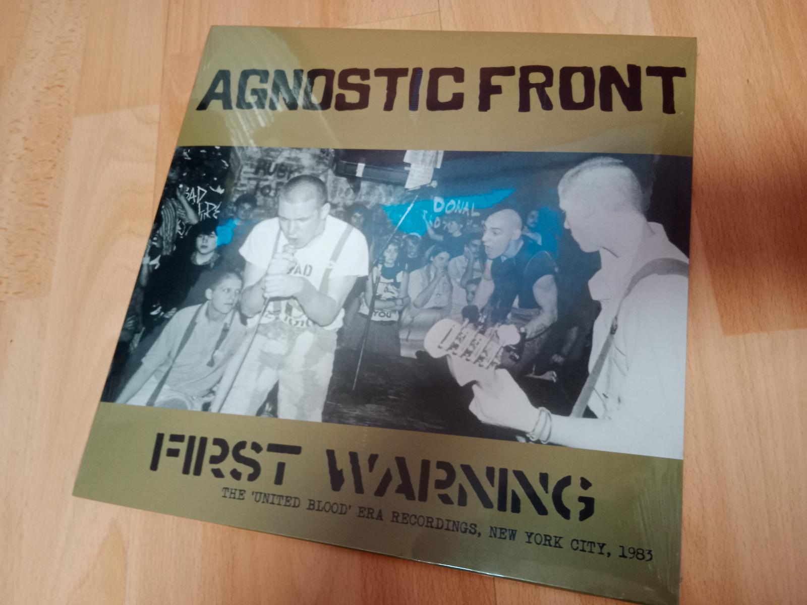Agnostic Front - First Warning LIMITED EDÍCIA 2019, zabalené - Hudba