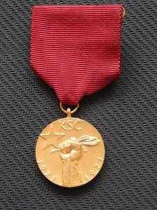 Medaile KSČ 1921 - 1971 PROLETÁŘI VŠECH ZEMÍ SPOJTE SE