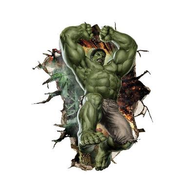 Velká samolepka na zeď Hulk