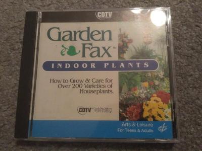 Originální CD pro Amigu CDTV Garden Fax - Indoor Plants III.