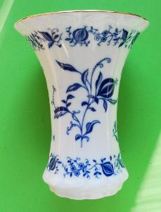 Stará porcelánová váza-cibulák -Královská Bavorská porcelánka - kobalt