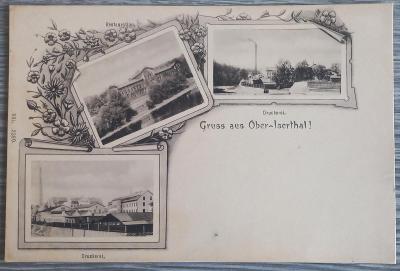 Lomnice nad Popelkou - real photo - hora Tábor - pramen atd. 1931