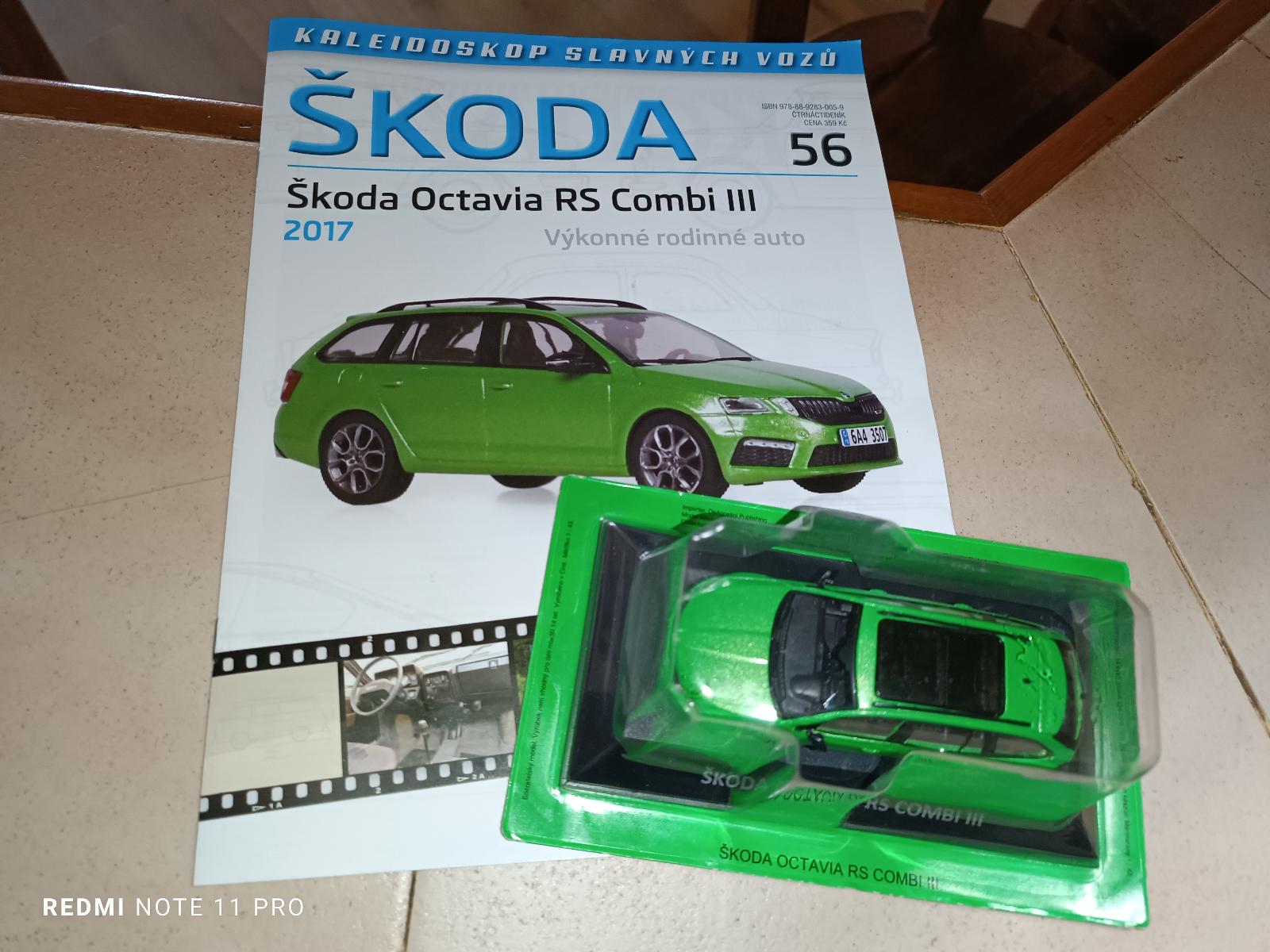 Deagostiny Škoda Octavia RS combi III + časopis - Modely automobilov