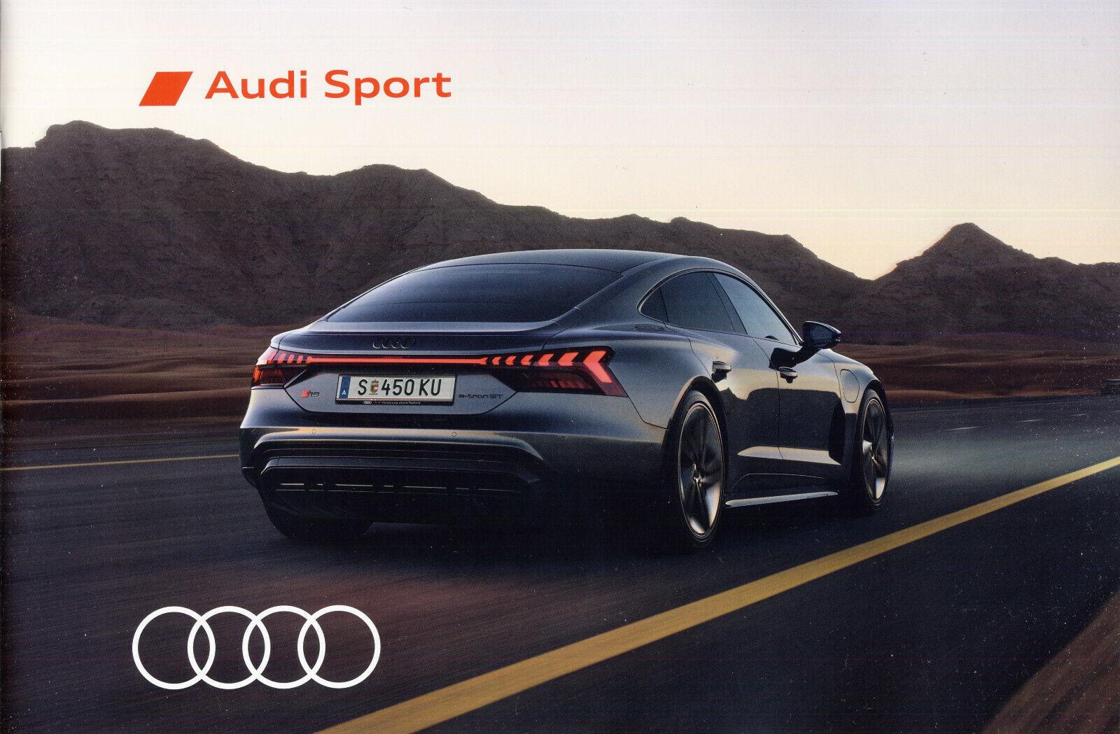 Audi Sport RS modely 08 / 2021 prospekt model 2022 AT - Motoristická literatúra