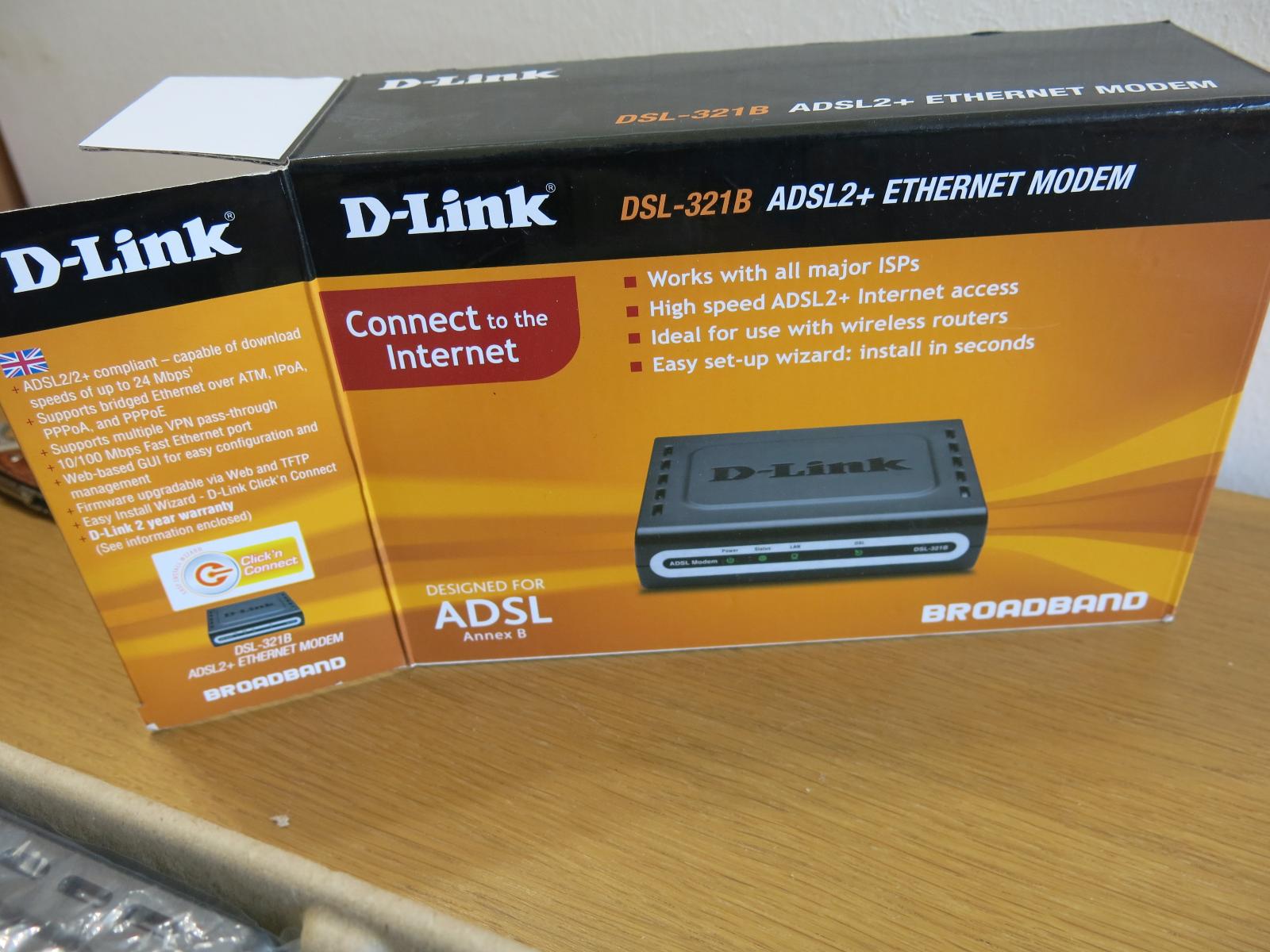 nový model ADSL2+ D-Link DSL-321B Annex B pre použitie v EÚ orig.balenie - Komponenty pre PC