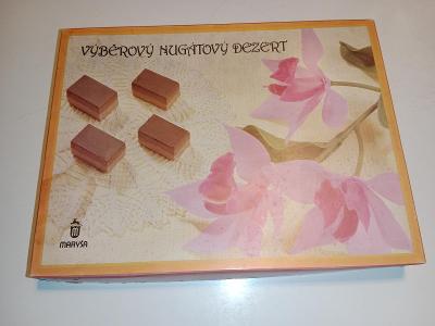 Stará krabička od čokolády Maryša - výběrový nugátový dezert