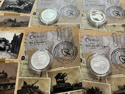 Stříbrné mince Obrněná technika 2022