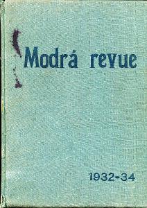Modrá revue, roč. I. - III. (1932 - 1934)