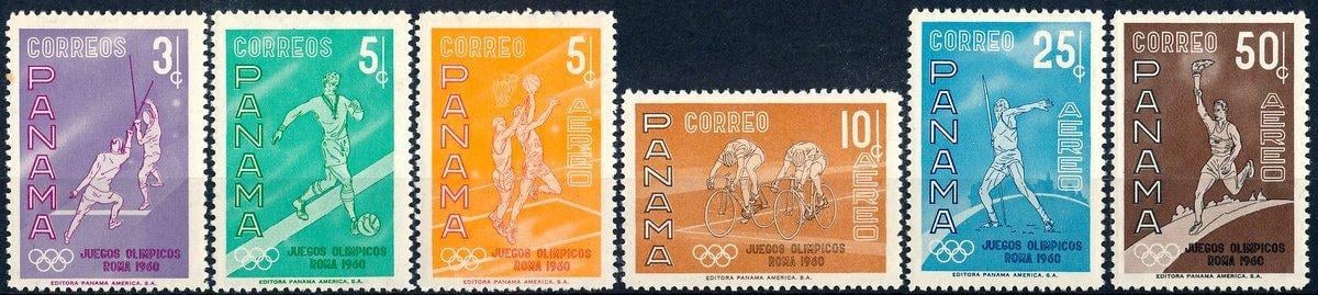 Panama 1960 **/Mi. 572-7  , komplet , sport , /L22/