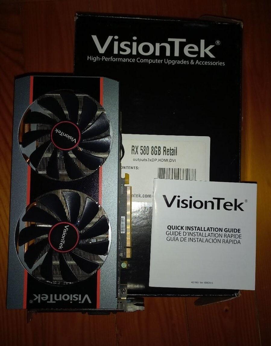VisionTek RX 580 OC 8GB GDDR5 (RX580 8GB) - Počítače a hry