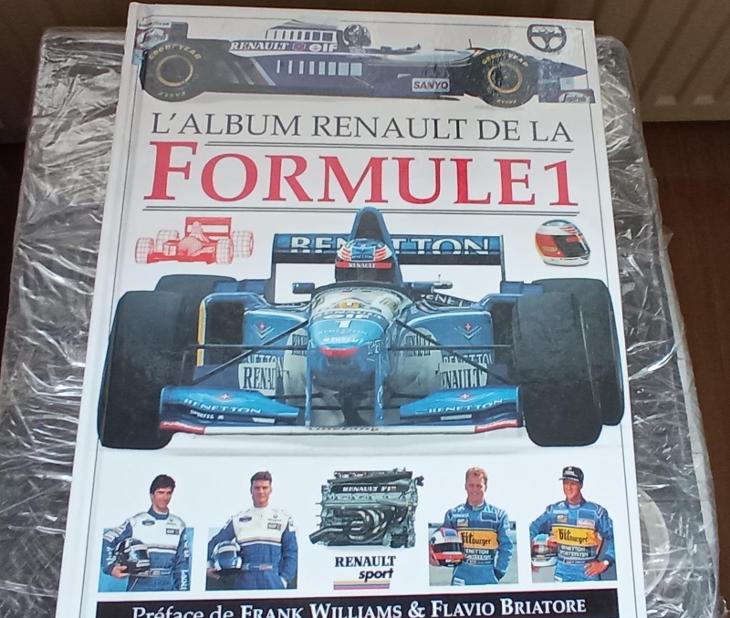 L'album renault de la Formule 1 kniha o sezoně 1995 francouzský text - Motoristická literatura