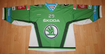 Hraný hokejový dres BK Mladá Boleslav Jan Lukáš s certifikátem