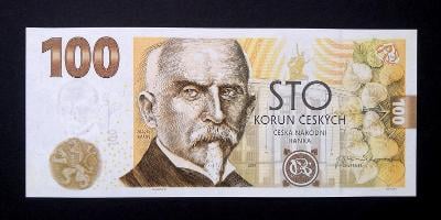 Pametni bankovka 100 Kc ALOIS RASIN 2019 vzacna prvni serie TG 01  UNC