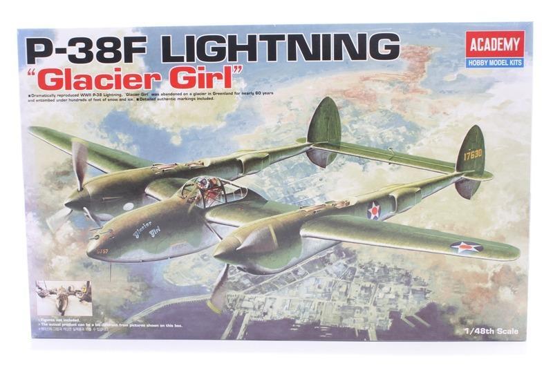 Academy Lockheed P 38f Lightning Glacier Girl Chybí Obtisky Aukro