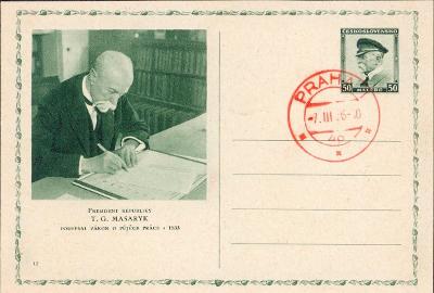 10B5890 Celina T.G. Masaryk 1936