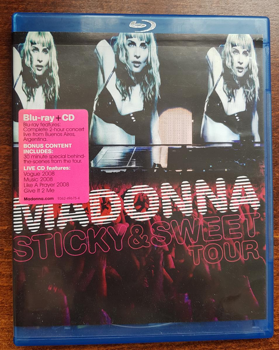 Madonna - Sticky & Sweet Tour - Blue Ray + CD | Aukro