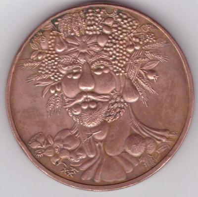 Měděná medaile Giuseppe Arcimboldo - Česká Mincovna (1598)