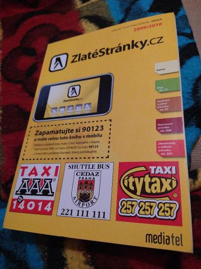 Telefonní seznam Zlaté stránky Praha 2009/10 organizace a byty vcelku - Starožitnosti a umenie