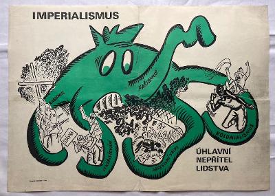 Imperialismus, Fluktuace- Zdeněk Filip, plakát, 58x41cm