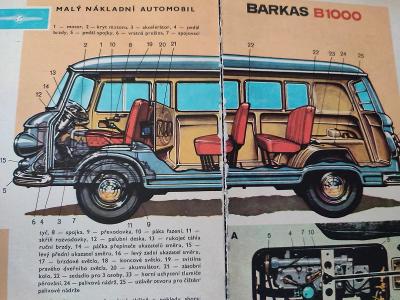 Barkas B1000,Tatra,Škoda Octavia veteran schéma, ne ites,kdn obrázek 