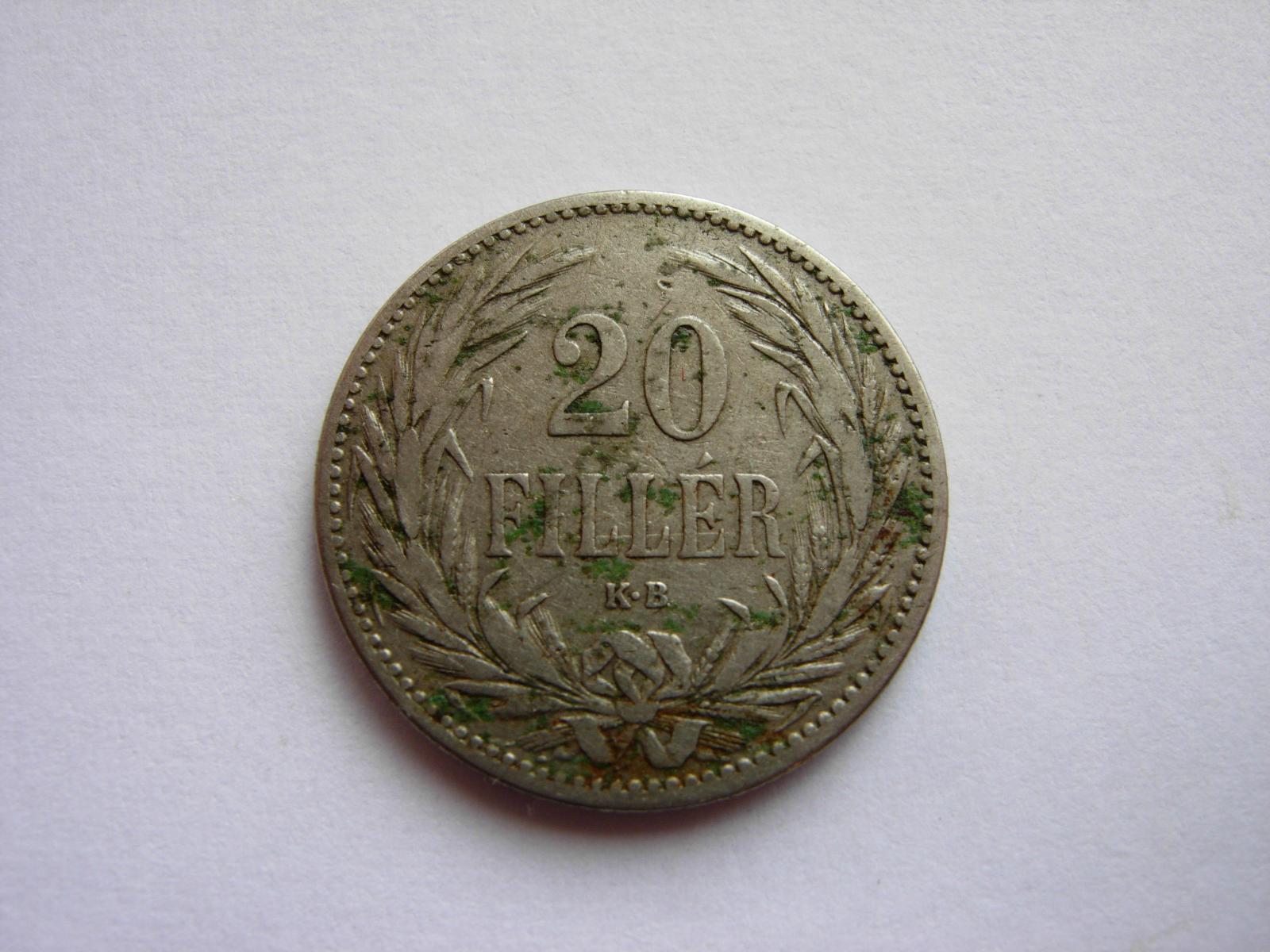 20 Filler 1894 KB - František Jozef I. Od 0,00 €... - Numizmatika