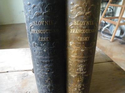 dvojdílný francouzský slovník