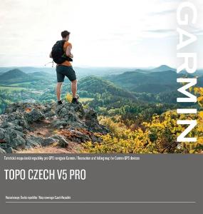 TOPO Garmin Czech PRO V5  (topografické mapy)