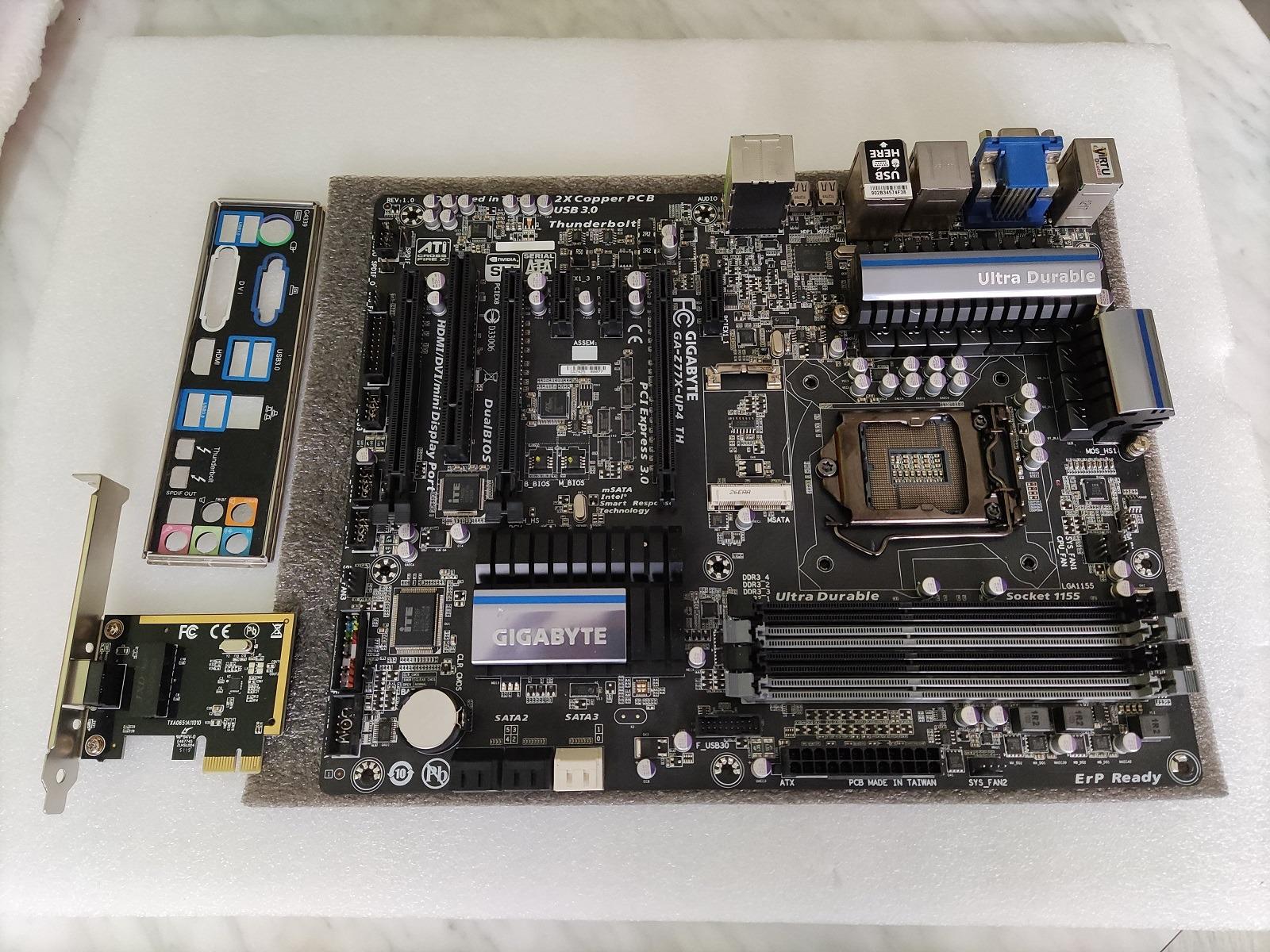 Gigabyte GA-Z77X-UP4 TH dual Thunderbolt Intel Z77 socket 1155