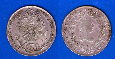 Rakousko Josef II. 20 krejcar 1786 B