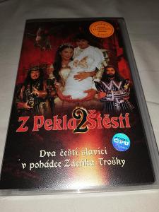 VHS - Z PEKLA ŠTĚSTÍ 2 - KAREL GOTT, HŮLKA, KUKLOVÁ, VACULÍK!!!!!!!!!!