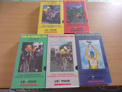 5 x Tour de France - 1991 - 1995 - nové a zabalené -  RARITA