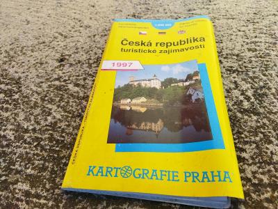 Mapa Turistické zajímavosti ČR 1: 500 000 -od koruny