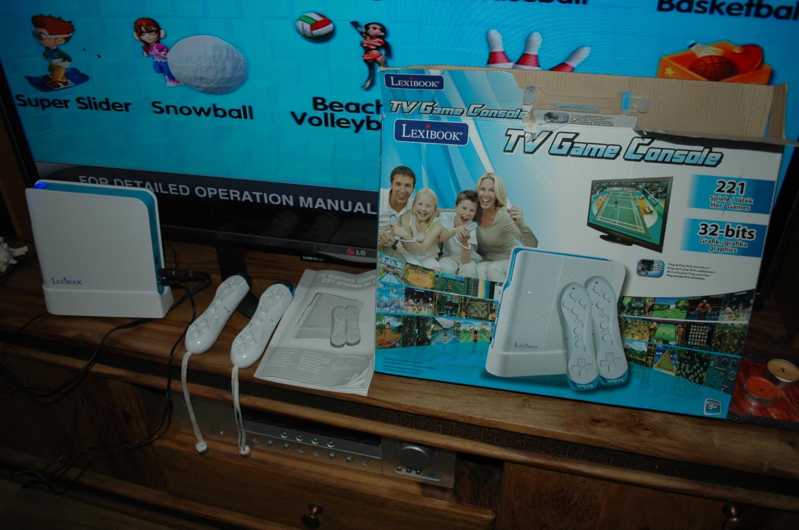 TV game console LEXIBOOK kompletný vrátane návodu vhodnej do zbierky - Počítače a hry