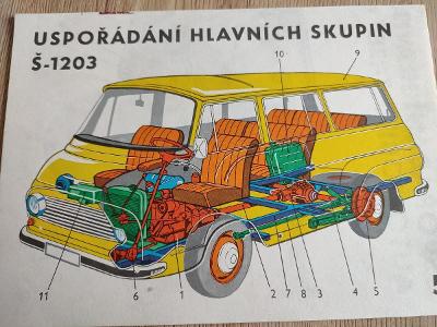 Škoda 1203 schéma 