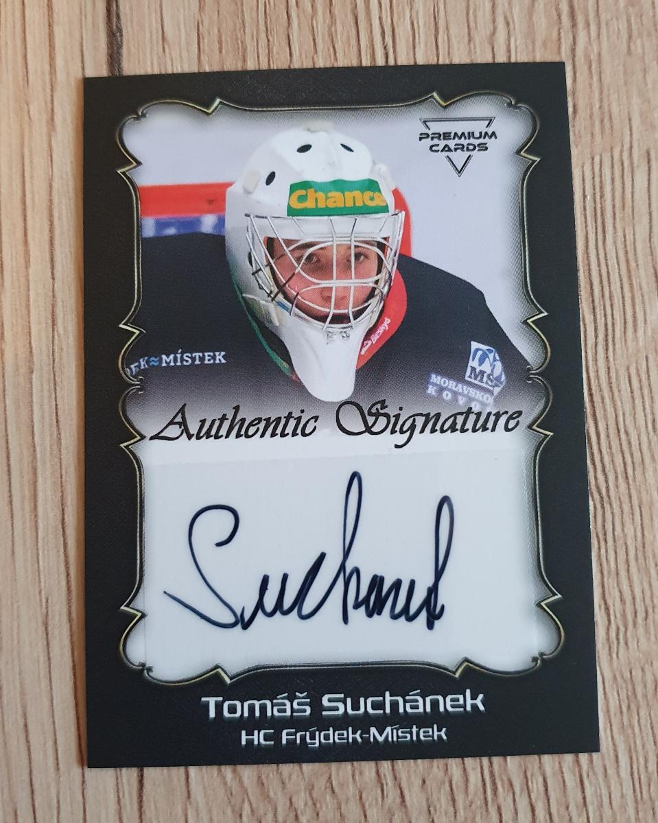 Tomas Suchanek - 20/21 Premium cards - Authentic Signature - Frydek - Hokejové karty