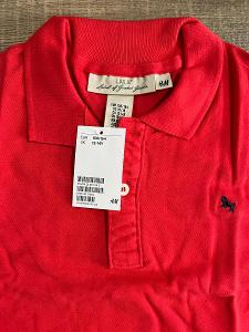 NOVÁ Polokošile  červená, značka H&M vel. 146