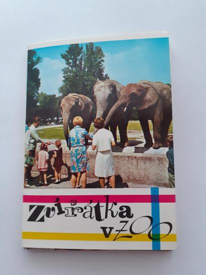 Zvířátka v ZOO - sada 12 pohlednic - pohlednice MF - Pohlednice