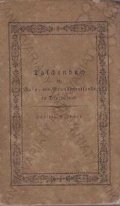 Taschenbuch f. Bade-und Brunnenreisende in D. 1819
