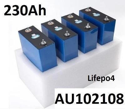 Články baterie LiFepo4 230Ah nové, nepoužité, měřící protokol 