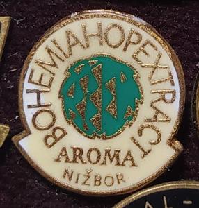 P184 Odznak  AROMA BOHEMIAHOPEXTRAKT Nižbor